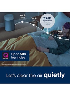 Blueair Blue Pure 3350i Max | Smart Air Purifier, Air Quality Sensor, HEPASilent Filter UpTo 86m² Room Removes 99.97% Pollen, Dust, Mould, Bacteria, Viruses | Activated Carbon Reduces VOCs, Odours  - Image 4