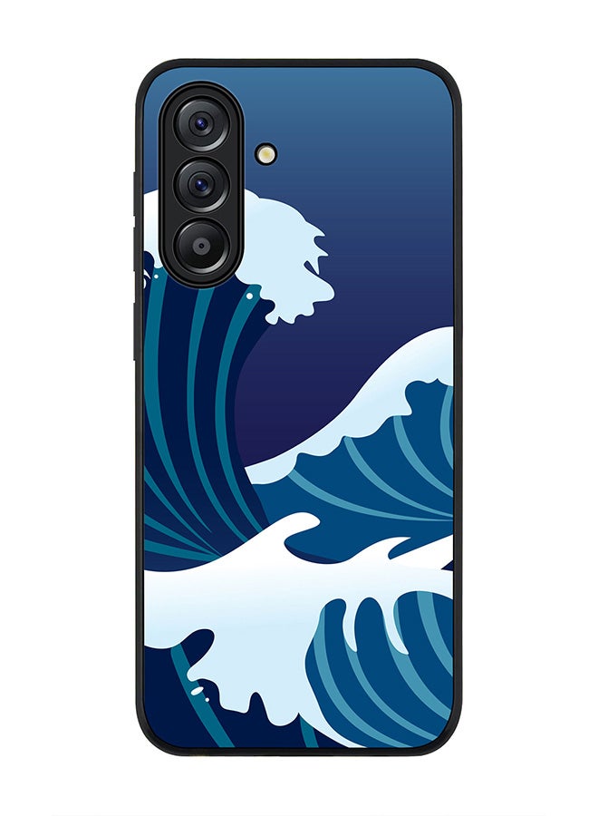 Stylizedd For Samsung Galaxy A56 5G Case,Slim fit Camera Protection, Shockproof Thin Phone cover  - Japanese Sea - Image 1