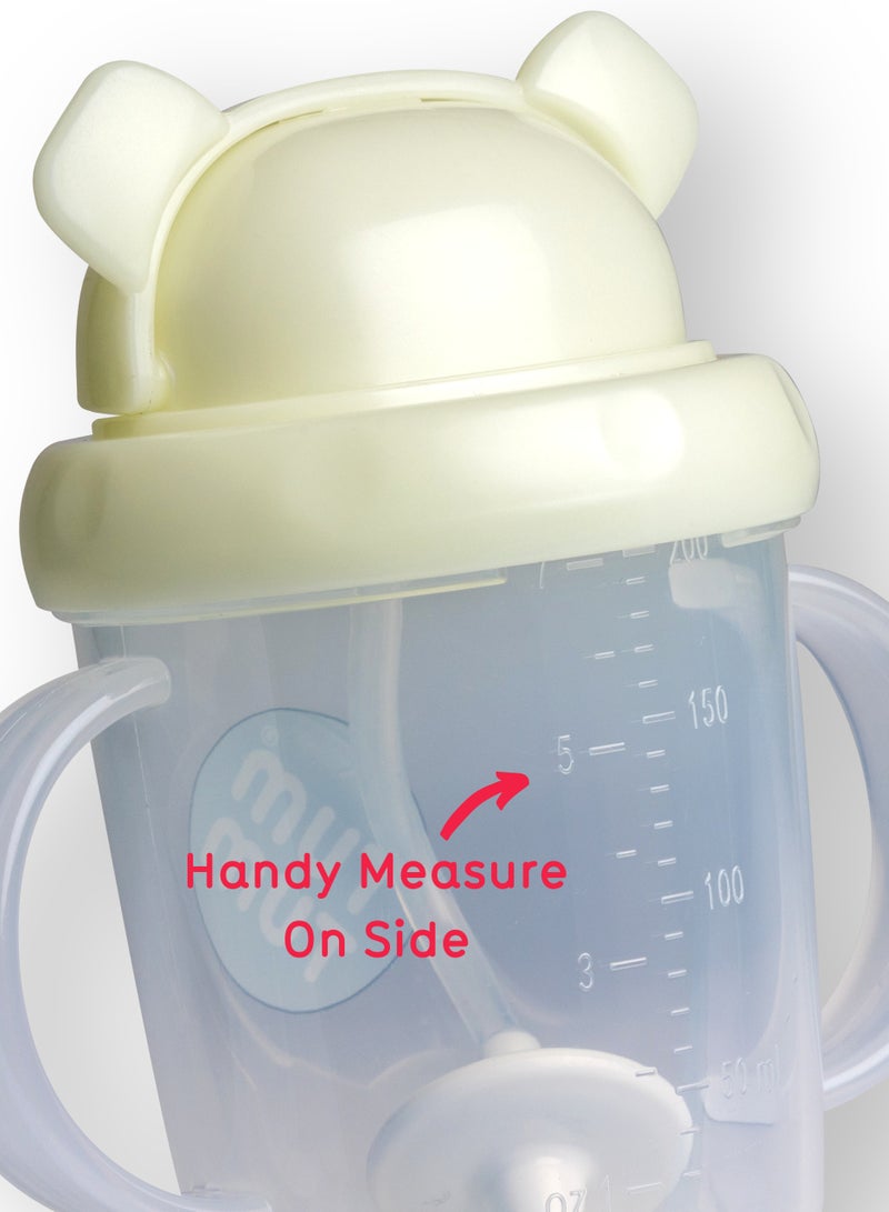 TUM TUM Tippy Up Free Flow Sippy Cup (No Valve), Sippy Cup for Toddlers, 200ml, BPA Free (Pete Polar Bear 200ml) - Image 3