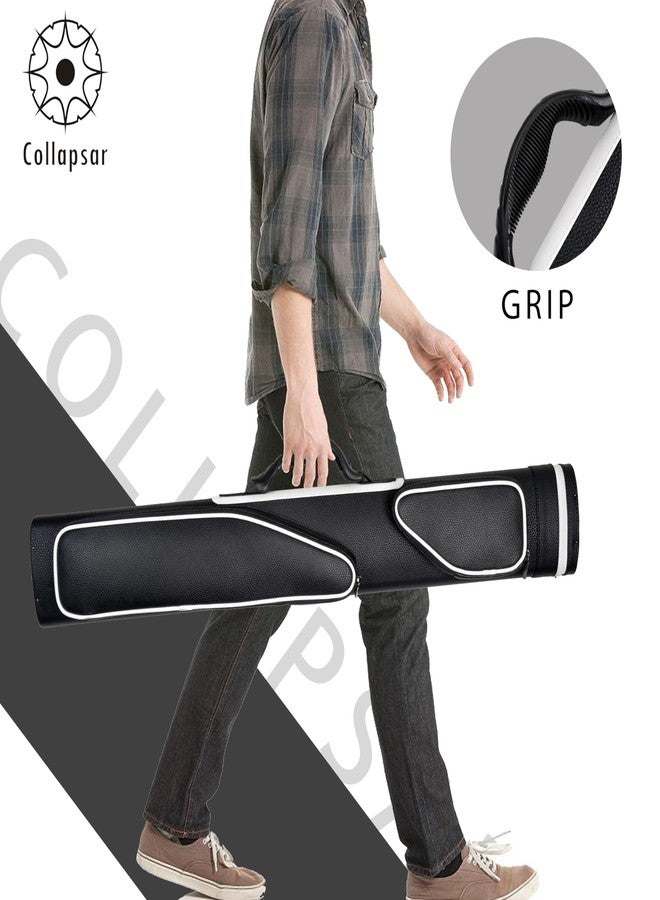 Collapsar Pool Cue Case 2X4, Billiard Stick Carrying Case Holds 2 Butts and 4 Shafts for Adults Billiard Cue Case - Image 4