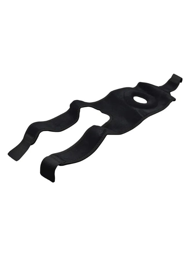 دعامة ركبة قصيرة قابلة للتعديل بفتحة لتثبيت الرضفة – دعم للرياضة وتخفيف الألم - Image 4