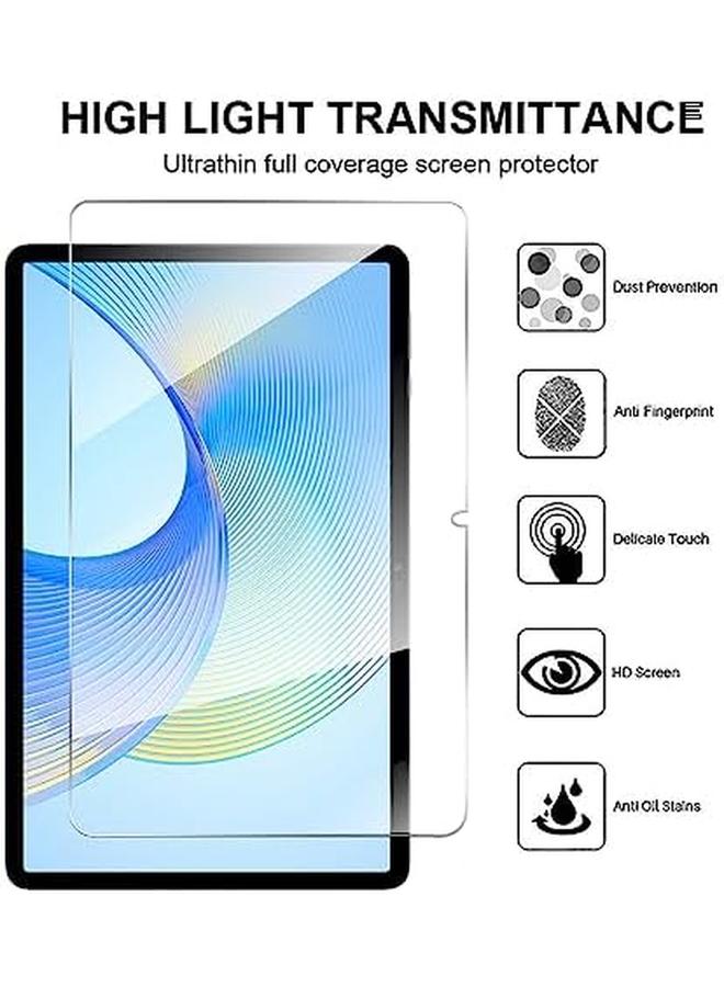erorex Pack Compatible With Honor Pad 9 12.1 Inch For Tempered Glass Screen Protector Tempered Glass Film Premium Shatterproof Protection 9H Hardness Transparent  - Image 3