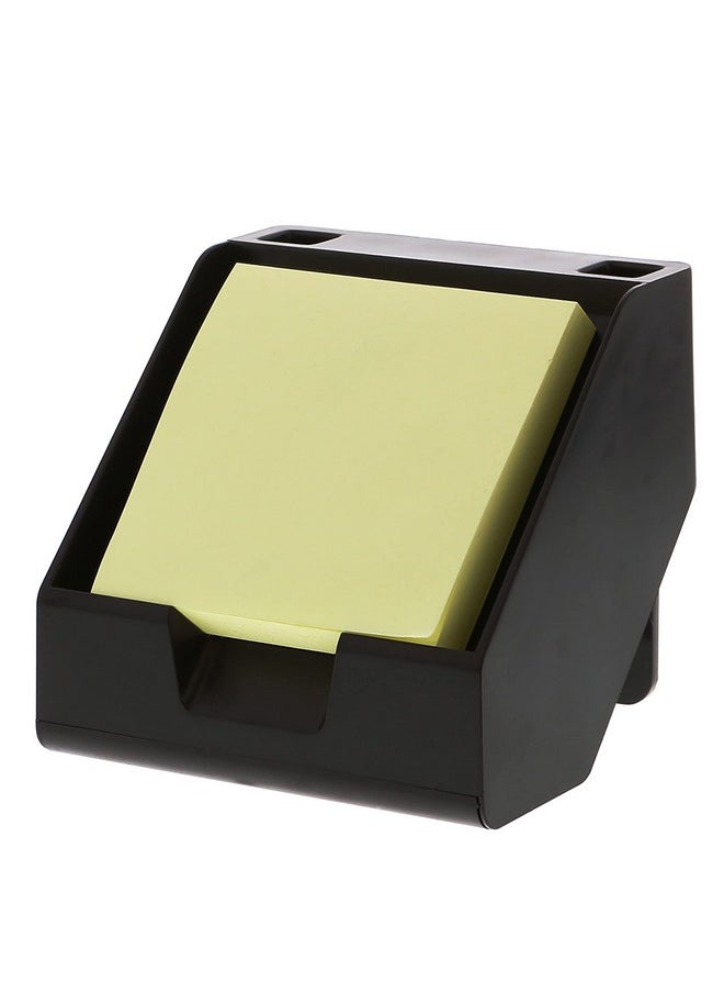 Bostitch Office Konnect Sticky Note Holder + Business Card Stand, Includes Pen Holders, Black  - Image 1