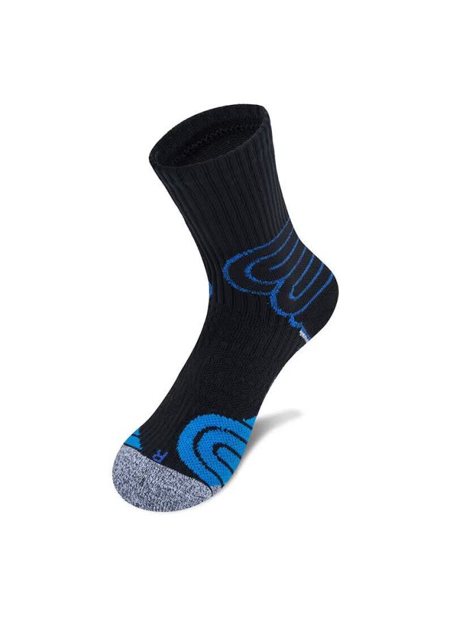 Tfo 6th Generation Kids Sports Socks Sweat-absorbing Breathable Hiking Outdoor Socks A2902418 Black