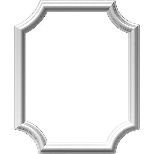 Ekena Millwork PNL16X20AS-02 16"W x 20"H x 1/2"P Ashford Molded Scalloped Wainscot Wall Panel - Image 1