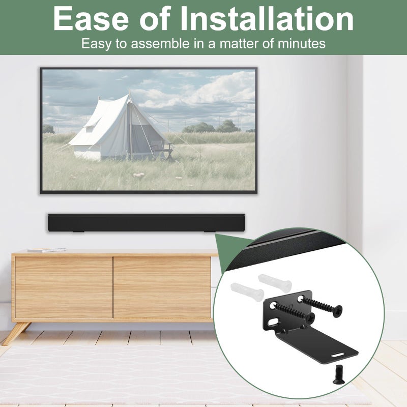 Dinghosen Wall Mount Bracket For Bose WB-300 SoundTouch 300 Soundbar 500 Soundbar 700 Speaker Black New - Image 5