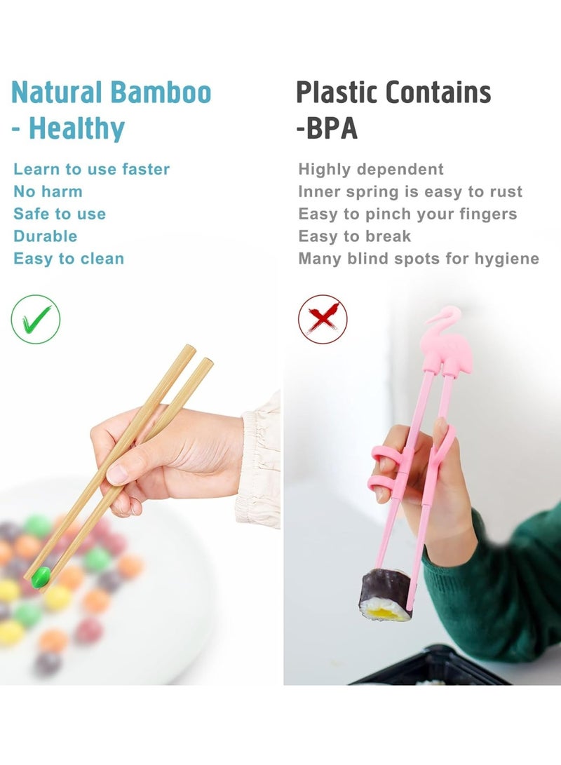 عيدان تناول الطعام المصنوعة من الخيزران قابلة لإعادة الاستخدام، وهي عيدان كلاسيكية صحية وعالية الجودة مصنوعة من الخيزران الطبيعي، ويمكن غسلها في غسالة الأطباق - 20 زوجًا - Image 5