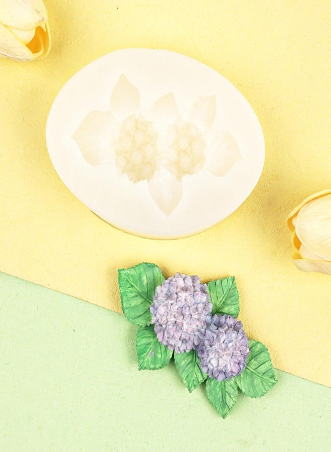 NINEXY Hydrangea Flower Silicone Mold for Candle Soap Fondant Chocolate Candy Cake Decorating Baking Pastry Polymer Clay - Image 3