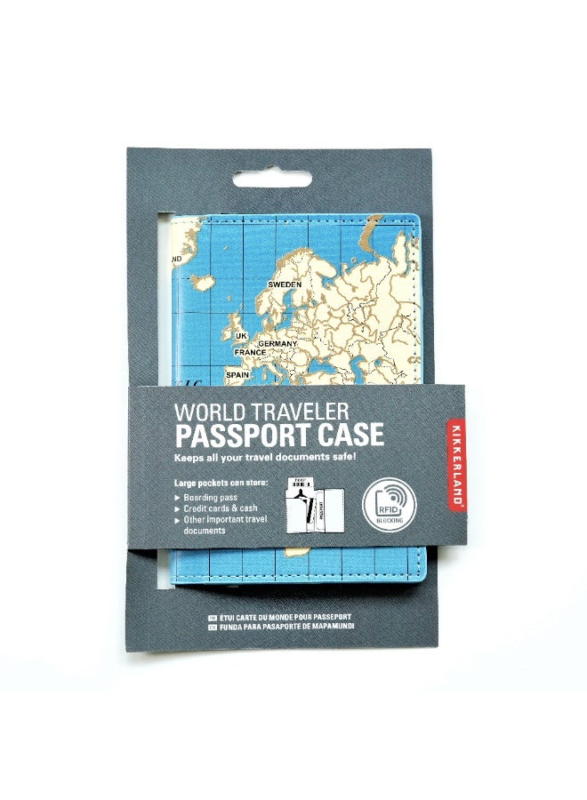 KIKKERLAND World Traveler Passport Case - Image 3