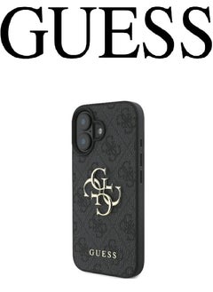 IPhone 16 cover, with a logo and a leather design approved by the global brand Guess. From CG-MOBILE. In Black - pzsku/Z2393EC6D7175C169695DZ/45/_/1729262951/07e7dc7c-7e66-496c-a057-406d1428c235