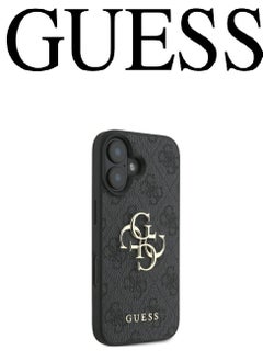 IPhone 16 cover, with a logo and a leather design approved by the global brand Guess. From CG-MOBILE. In Black - pzsku/Z2393EC6D7175C169695DZ/45/_/1729704265/452b6e4d-61a1-474d-ab3c-4df716b38354