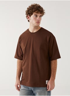 Crew Neck Short Sleeve Men's Sweatshirt