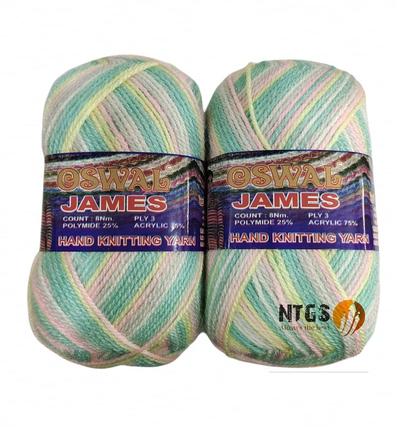 OSWAL NTGS OSWALjames Knitting Yarn 3ply Wool 500 gm Best Used with Knitting Needles Crochet Needles Wool Yarn for Knitting Shade no11 - Image 1