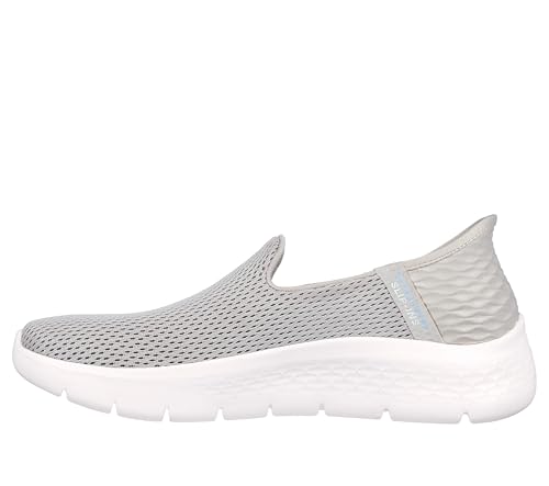Skechers Women's Hands Free Slip-Ins Go Walk Flex-Relish Sneaker, Taupe/Blue, 9.5 US - Image 2