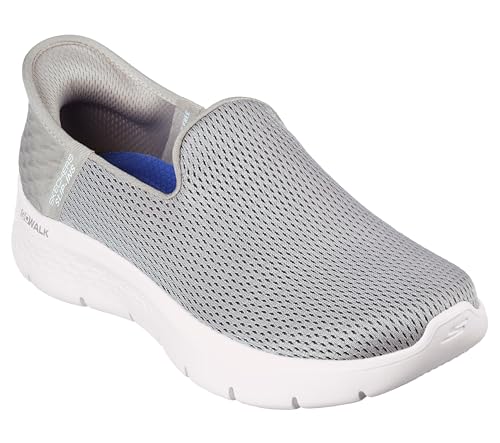 Skechers Women's Hands Free Slip-Ins Go Walk Flex-Relish Sneaker, Taupe/Blue, 9.5 US - Image 3