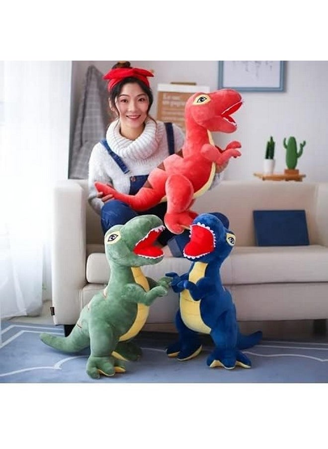 AVSHUB AVSHUB Dinosaur Plush/Soft/Cute Toy for Girls and Kids, Super-Soft, Safe Great Birthday Gift Soft Toy Cute Kids Animal Home Decor Toys (Blue Size 40cm)  - Image 3