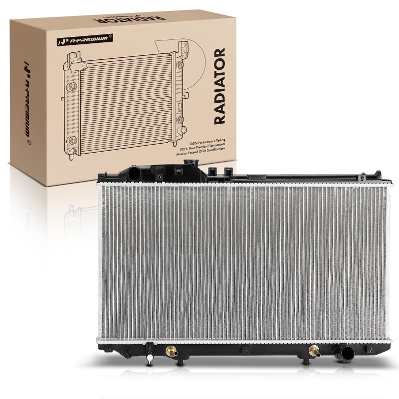 مجموعة رادياتير سائل تبريد المحرك من APremium مع مبرد زيت النقل متوافقة مع لكزس GS430 2001 2002 2003 2004 2005 43L