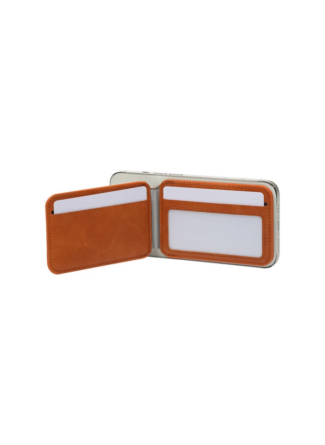 Generic - For Apple 16pro Max Mobile Phone Folding Hinge Magsafe Holder Card Holder Wallet Magnetic Card Holder Back Sticker-Specification:Blue - Image 1