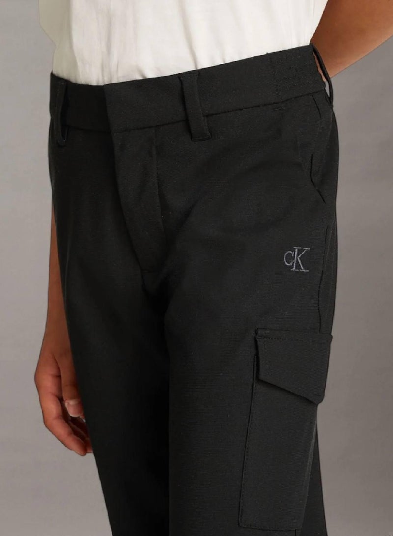 Calvin Klein Jeans Flared Cargo Pants - Image 3