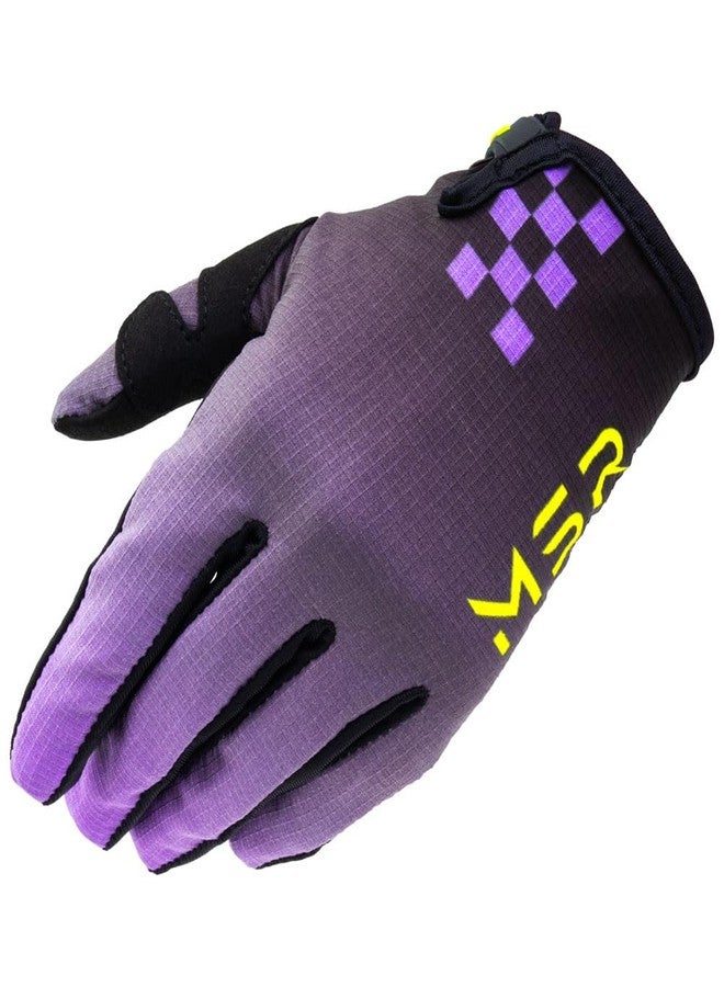 MSR Nova MTB Mountain Bike Dirt Bike Motocross MX BMX Outdoor Sports ATV UTV Powersports Riding Gloves for Women X-Small Black/Purple - Image 1