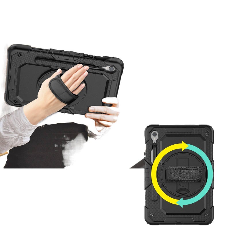 DGG حافظة آيباد متوافقة مع عدة موديلات آيباد باللون أسود باللون الأسود iPad - Image 3