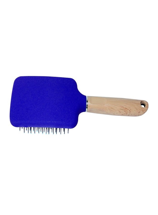 Ekan Paddle Flat Hair Brush With Wooden Handle For Detangling Professional Comb For Men And Women - Image 5