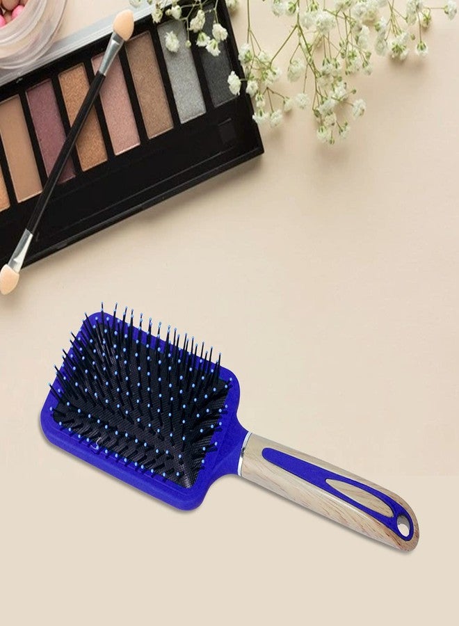 Ekan Paddle Flat Hair Brush With Wooden Handle For Detangling Professional Comb For Men And Women - Image 3
