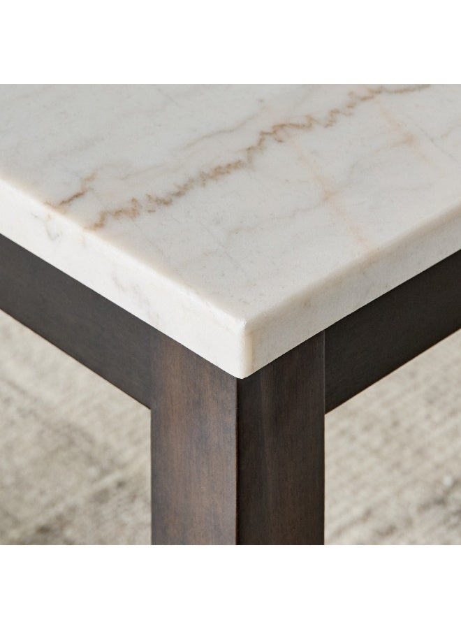 Home Box Orlando Marble Top Coffee Table 61 x 52 x 122 cm  - Image 3