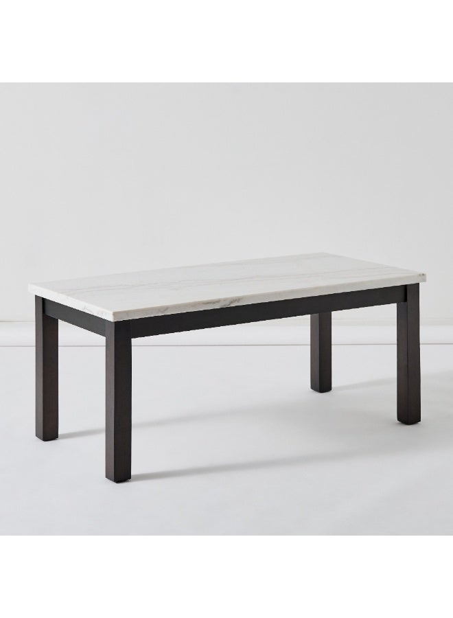 Home Box Orlando Marble Top Coffee Table 61 x 52 x 122 cm  - Image 1