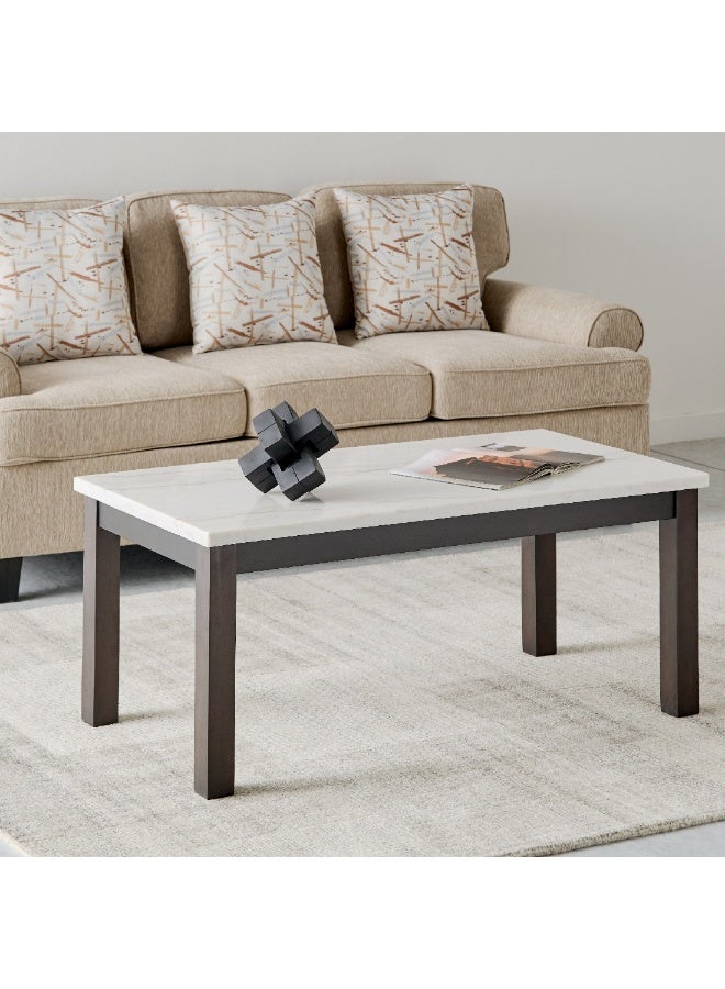 Home Box Orlando Marble Top Coffee Table 61 x 52 x 122 cm  - Image 2