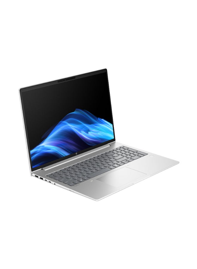 HP لابتوب ProBook 4 (إصدار مطور) بشاشة WUXGA مقاس 16 بوصة (1920×1200)، معالج Core Ultra 7 255U، ذاكرة وصول عشوائي DDR5 سعة 24 جيجابايت، قرص صلب SSD سعة 512 جيجابايت، معالج رسومات Intel UHD، نظام التشغيل Windows 11، يدعم اللغتين الإنجليزية والعربية، لون فضي الإنجليزية/العربية فضي - Image 2