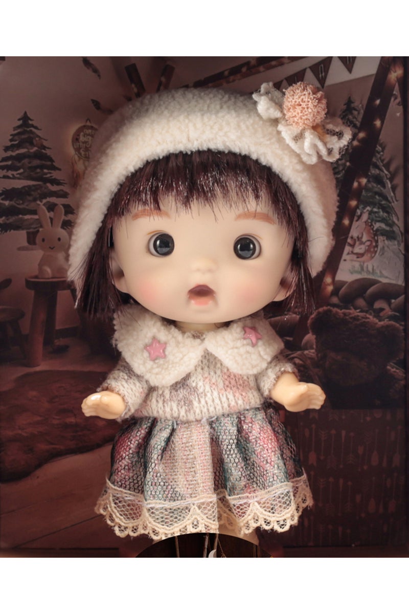 دمية بي جيه دي صغيرة 10 سم، دمية بي جيه دي صغيرة 10 سم، دمى OB11، دمى مفاجأة لطيفة للبنات، دمى ذات وجه كاواي OB11