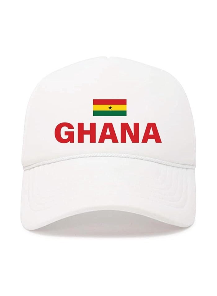 Ghana Sports Cap With Adjustment Plastic Snap Closure For Men And Women - Image 1