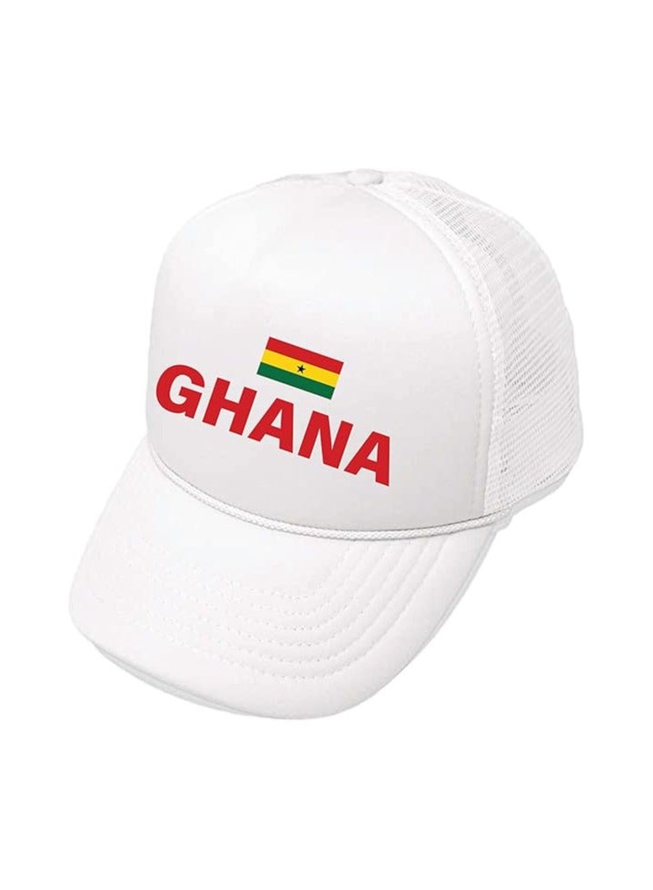 Ghana Sports Cap With Adjustment Plastic Snap Closure For Men And Women - Image 2