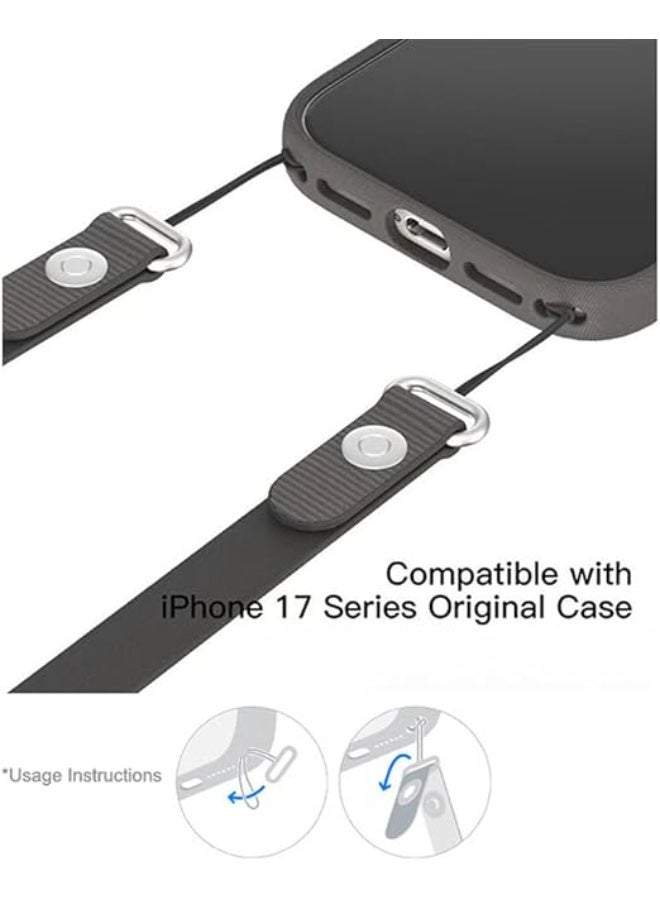 BlueFire Adjustable Phone Lanyard Crossbody Strap for iPhone 17 Series, Anti-Theft Neck & Shoulder Holder with Magnetic Woven Strap, Quick Release Buckle, Hands-Free Carrying for Travel, Daily Use and Outdoor Activities, Universal Recycled PET Crossbody Phone Strap for Men and Women - Image 3