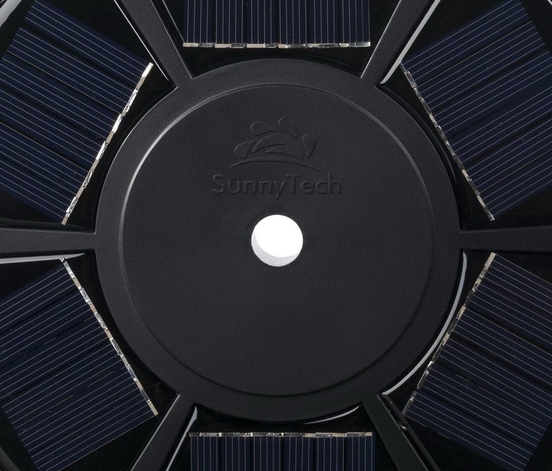 Sunnytech 2nd Generation Solar Flag Pole with 20LED Light, Brightest and Most Powerful, Stable and Long-Lasting, LED Downlight for 15 to 25 Ft In-Ground Flag Poles, Automatic, Black - Image 2