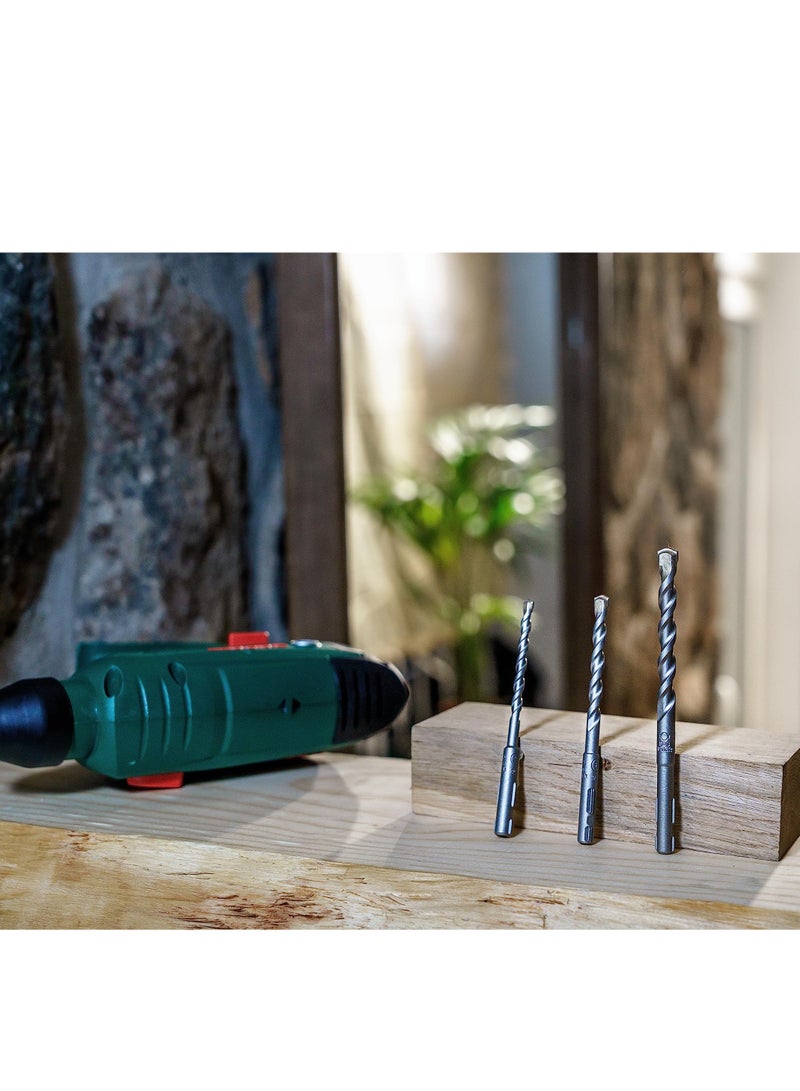 BOSCH Home and Garden Sds Quick Concrete Drill Bit Set Grey 5/6/8 mm - Image 2