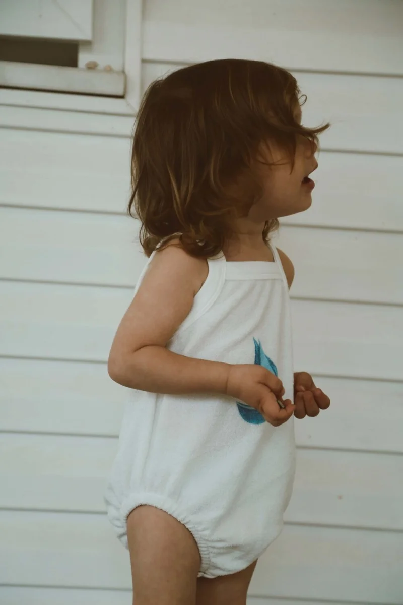 Ohlala Koala Sailboat Printed Towel Jumpsuit