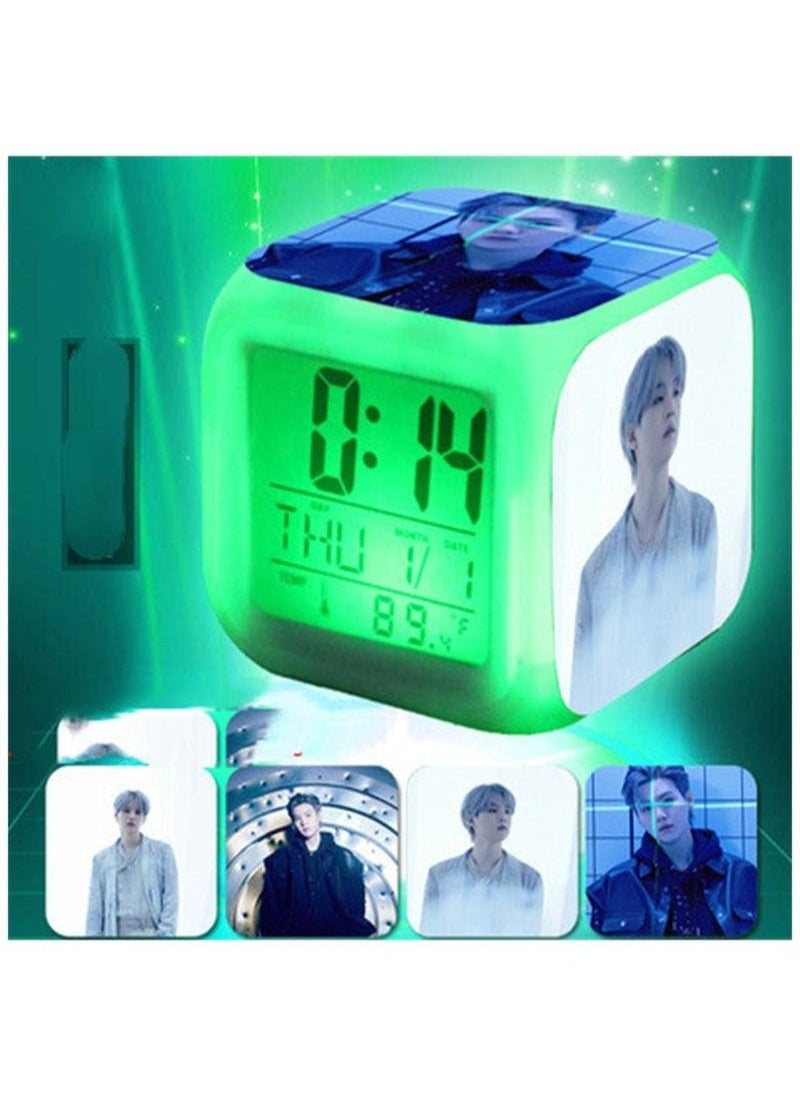 Generic - BTS new album proof color changing alarm clock - Image 1