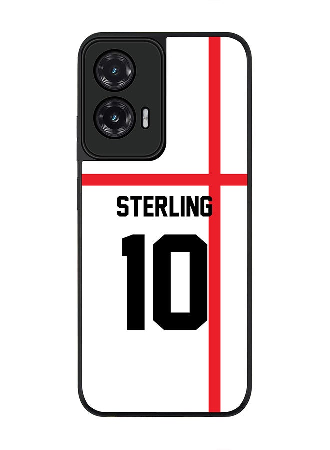 Stylizedd For Motorola Moto G35 Case,Slim fit Camera Protection, Shockproof Thin Phone cover  - Football - England,  Sterling