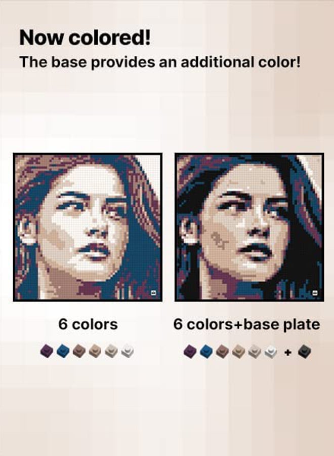 موزابرك  موزابريك - مجموعة بناء الصور موديل S -  ملونة   
51X51 cm
7000 قطعة - Image 2