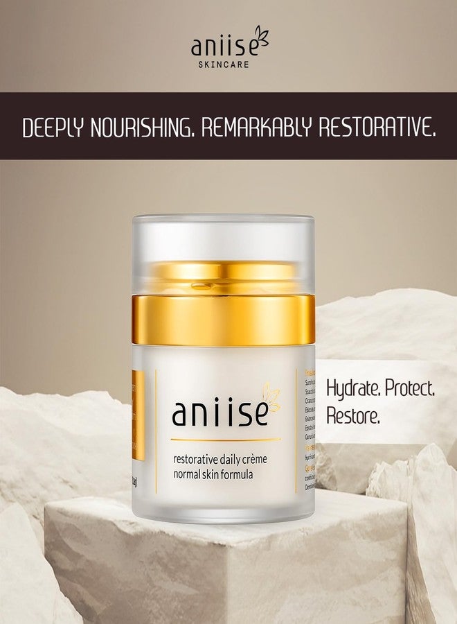 Aniise Restorative Face Cream with Vitamin E for Daily Use - Reduces Wrinkle, Hydrates and Refreshes Skin - Gentle Moisturizer, Normal Skin Formula - All Natural, Vegan 1 oz (Packaging May Vary) - Image 2