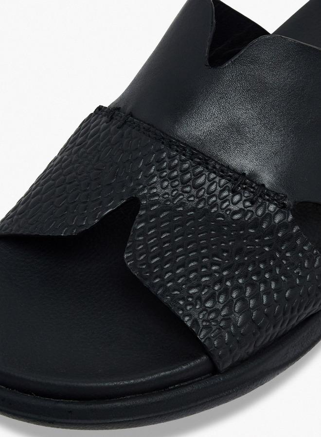 DUCHINI Men Leather Comfort Sandals - Image 4