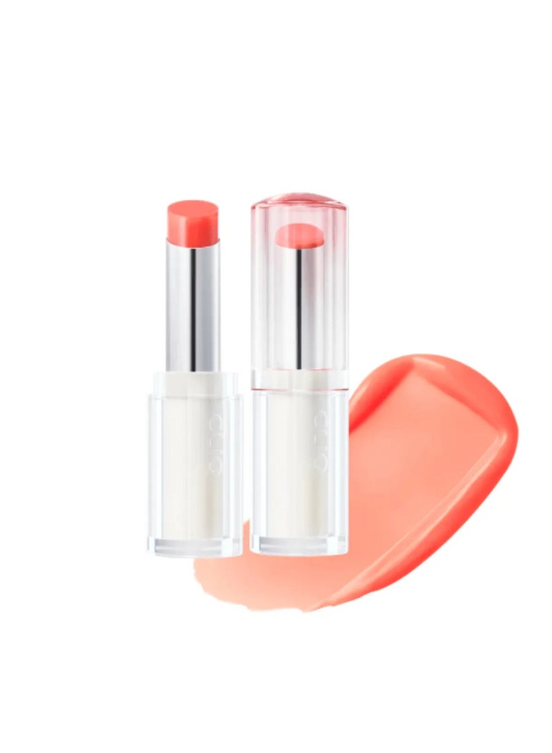 CLIO Crystal Glam Lip Balm-02 Honey Apricot - Image 1