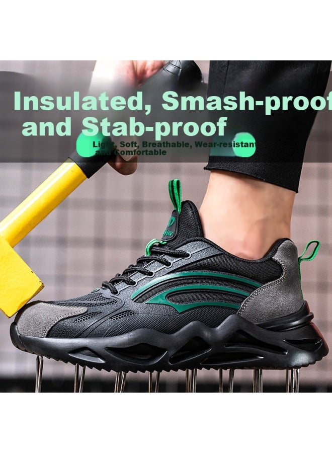 Old housekeeper Housekeeper Men'S Safety Shoes Anti-Smashing Anti-Piercing Electrician Insulation 6Kv Super Light Wear-Resistant Work Safety Shoes Size 44 - Image 4