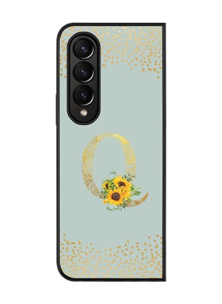 Rugged Black edge case for Samsung Galaxy Z Fold4 Slim fit Soft Case Flexible Rubber Edges Anti Drop TPU Gel Thin Cover - Custom Monogram Initial Letter Floral Pattern Alphabet - Q (Light Grey ) - pzsku/Z2394FCBE3CCE5E61C4C2Z/45/_/1673890058/b72c84e7-e515-422f-8b9a-ee8c989a38b0
