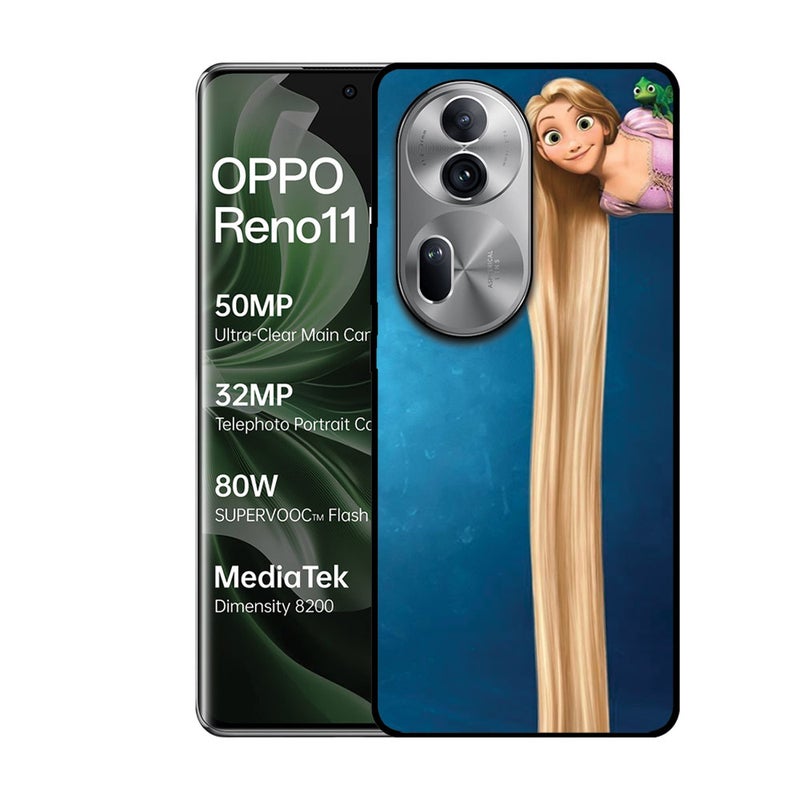 EYE CATCH Printed Protective Case Cover For Oppo Reno 11 Pro -  Long Hair - Image 1