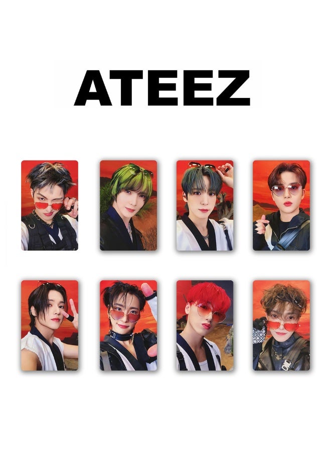 NIBEMINENT 8 Pcs Kpop ATEEZ THE WORLD EP FIN WILL Lomo Cards Card For Fans Collection Gifts - Image 1
