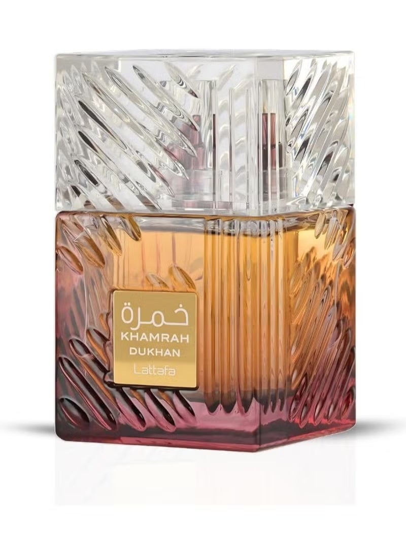 Lattafa Khamrah Dukhan Eau De Parfum -100ml - Image 4