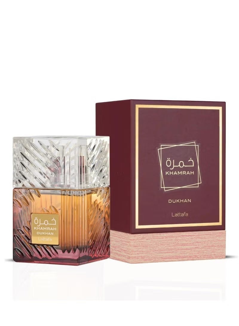 Lattafa Khamrah Dukhan Eau De Parfum -100ml - Image 1